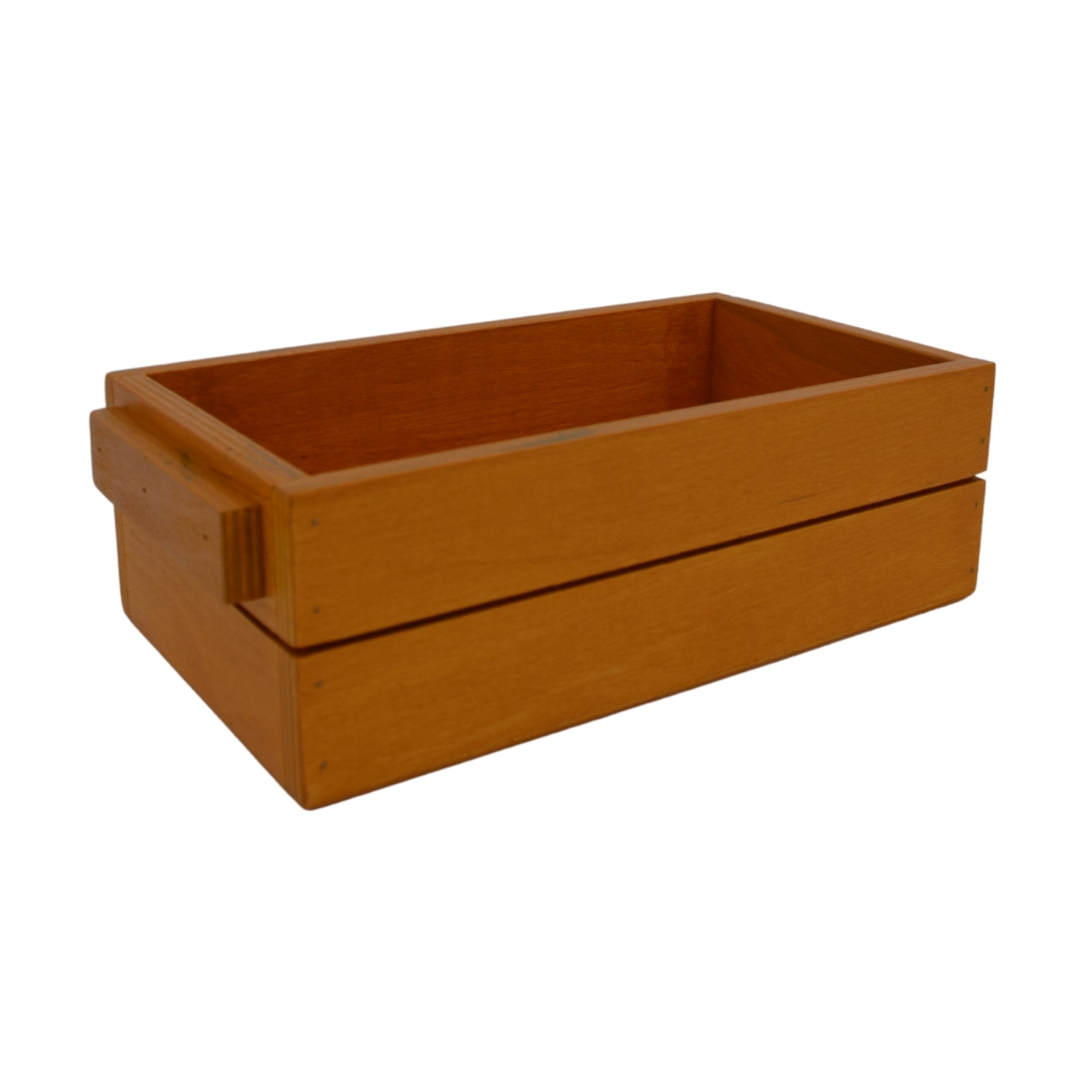 🍽️✨ Ahşap Mutfak Organizer – El Yapımı Sarı Meşe | 24 x 14 x 8 cm