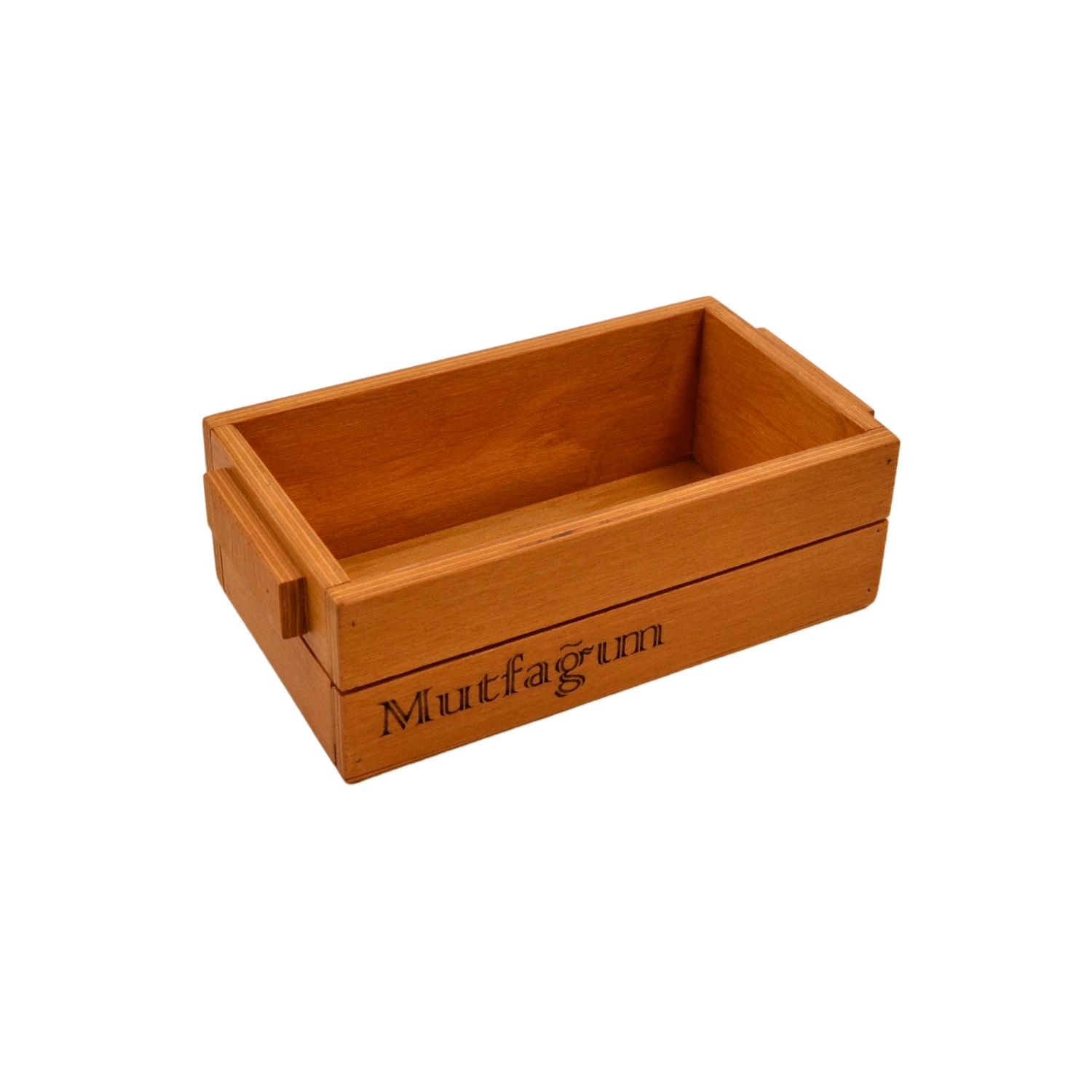 ✨🌟 Ahşap Mutfak Organizer Kutusu – “Mutfağım” Yazılı 🌟✨